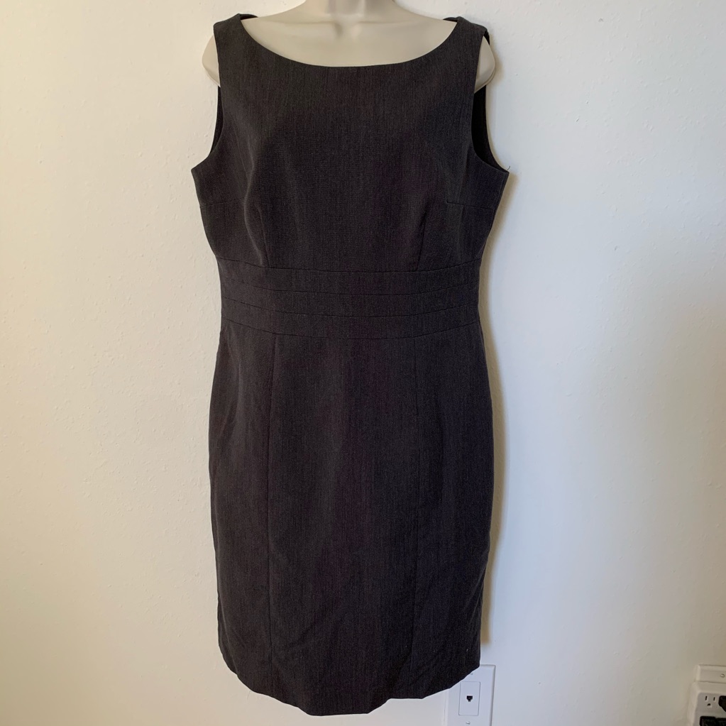 H&M Womens Gray Sleeveless Dress Size 14